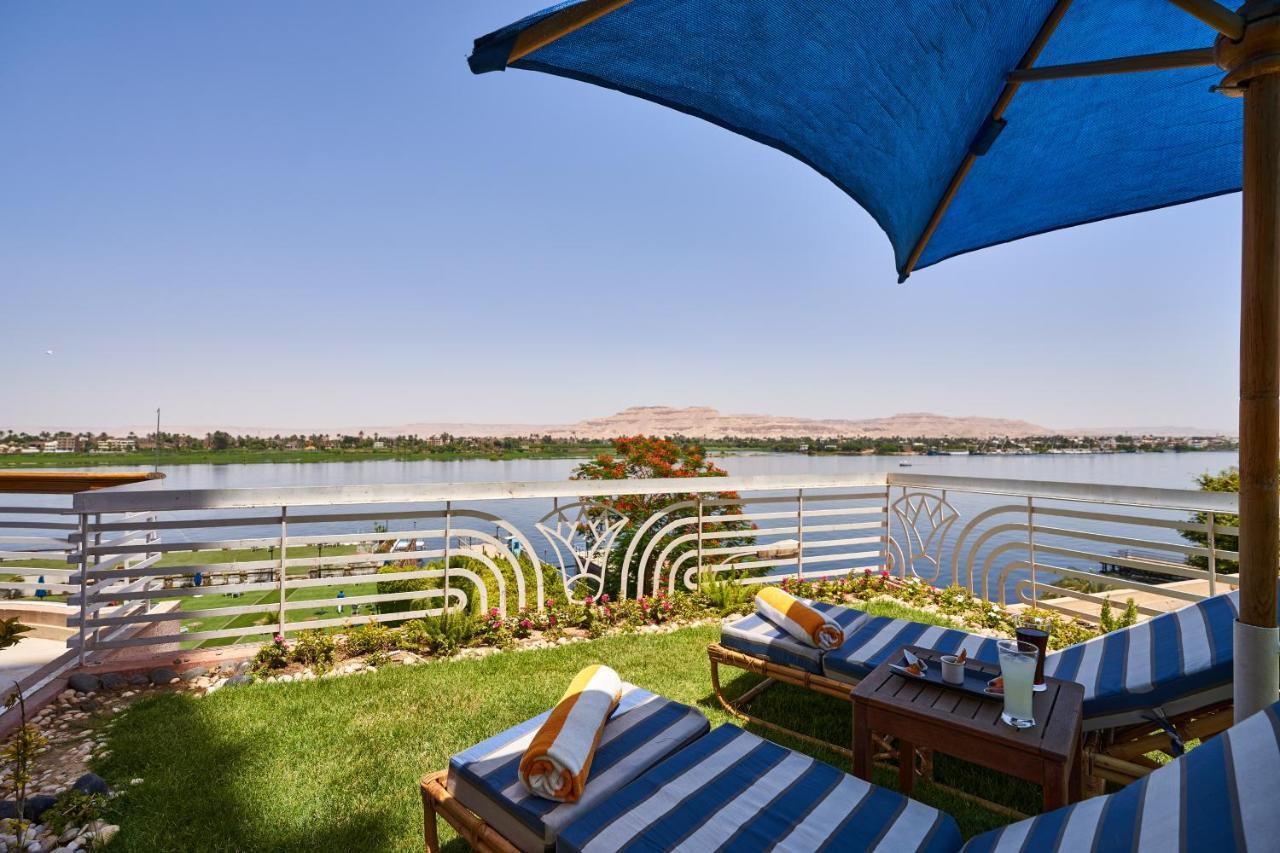 לוקסור Sonesta St. George Hotel - Convention Center מראה חיצוני תמונה View of the Nile from the hotel